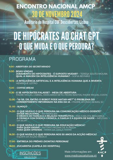 Encontro Nacional da Associação dos Médicos Católicos Portugueses com inscrições a decorrer 